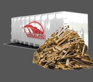 Container für die Altholz Entsorgung in Peine